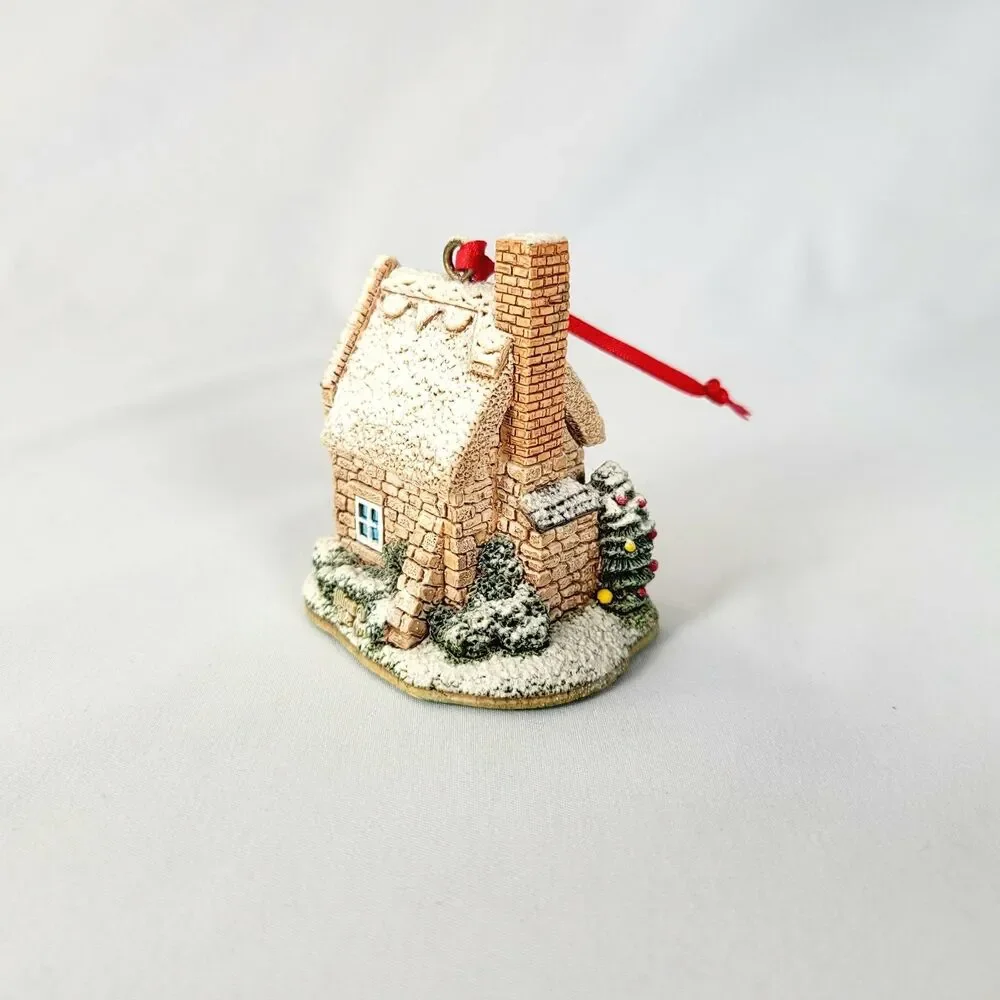 Vintage Lilliput Lane Robin Cottage 1993 Christmas Ornament House Cottagecore